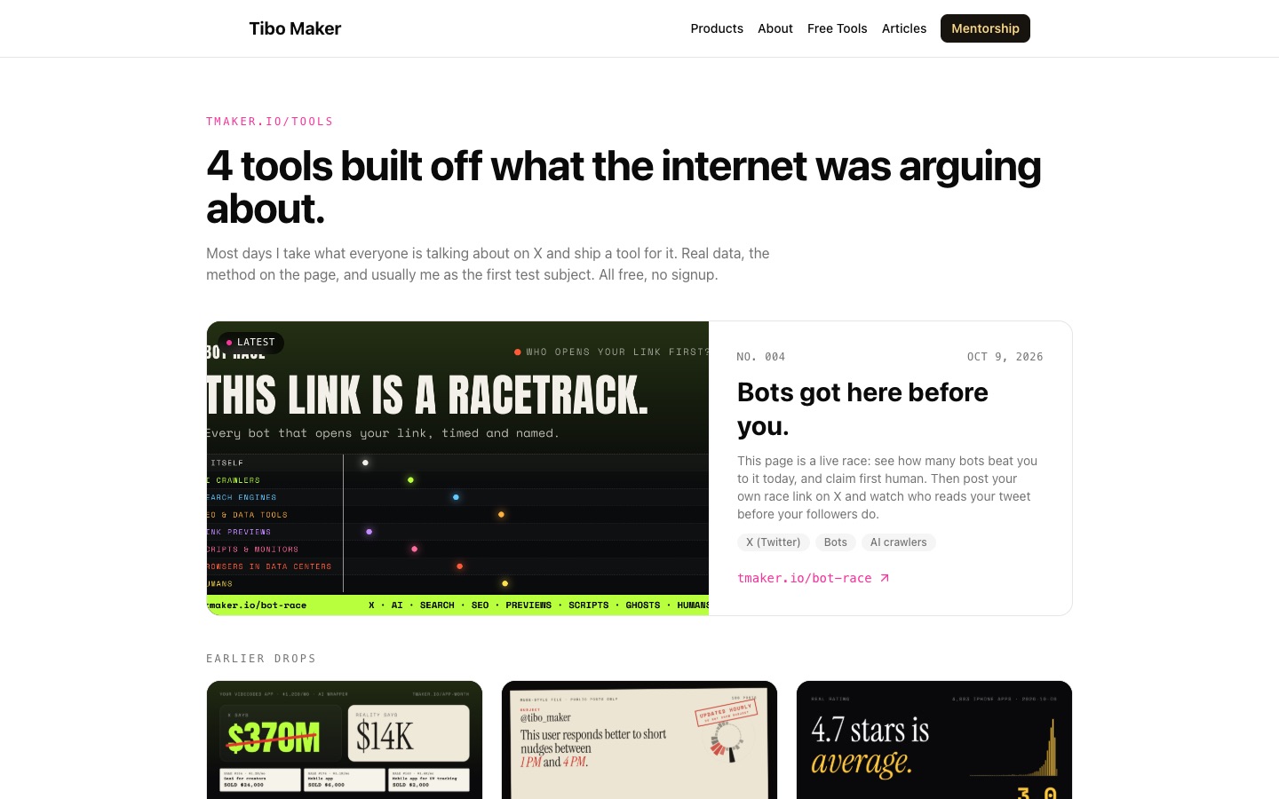 tmaker tools index